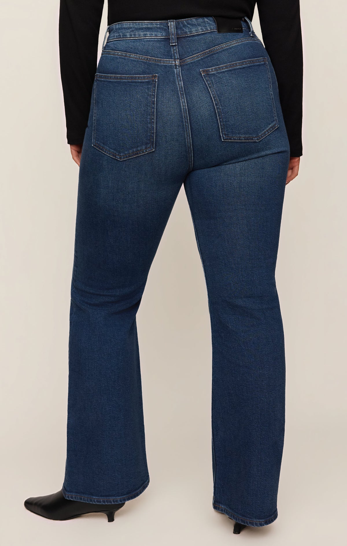 Z SUPPLY The Studio High-Rise Modern Boot Denim - Inkwell