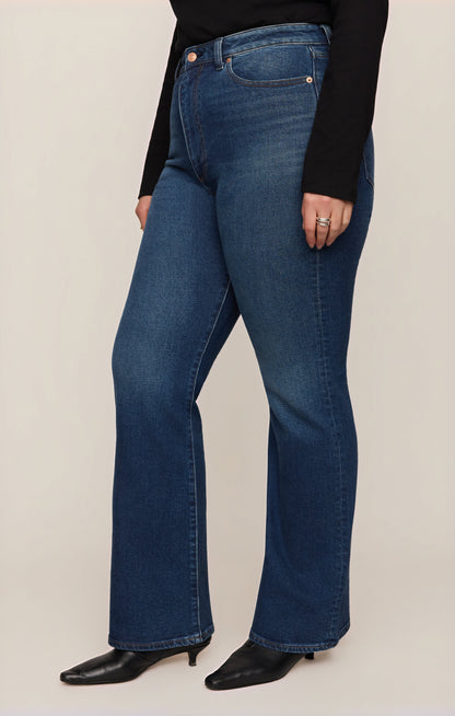 Z SUPPLY The Studio High-Rise Modern Boot Denim - Inkwell