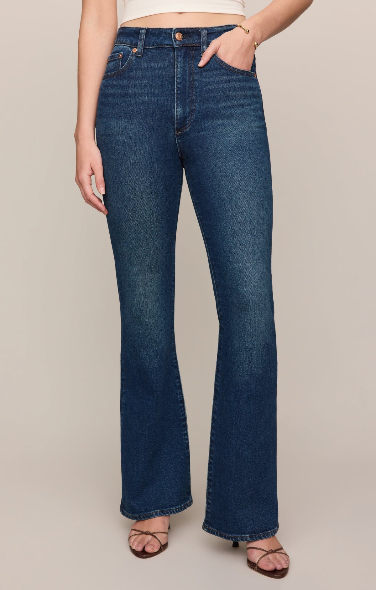 Z SUPPLY The Studio High-Rise Modern Boot Denim - Inkwell