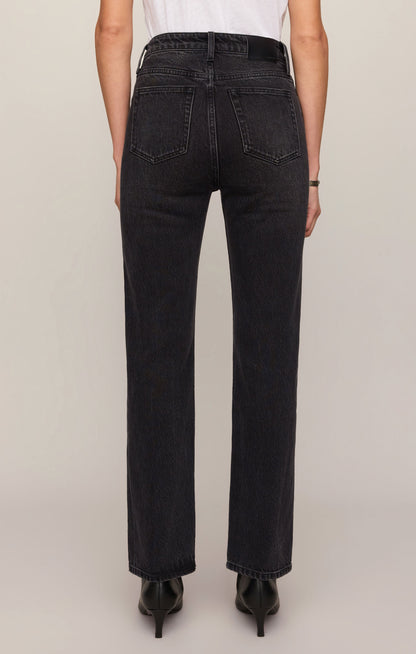 Z SUPPLY The Muse High-Rise Straight Denim - Nocturne