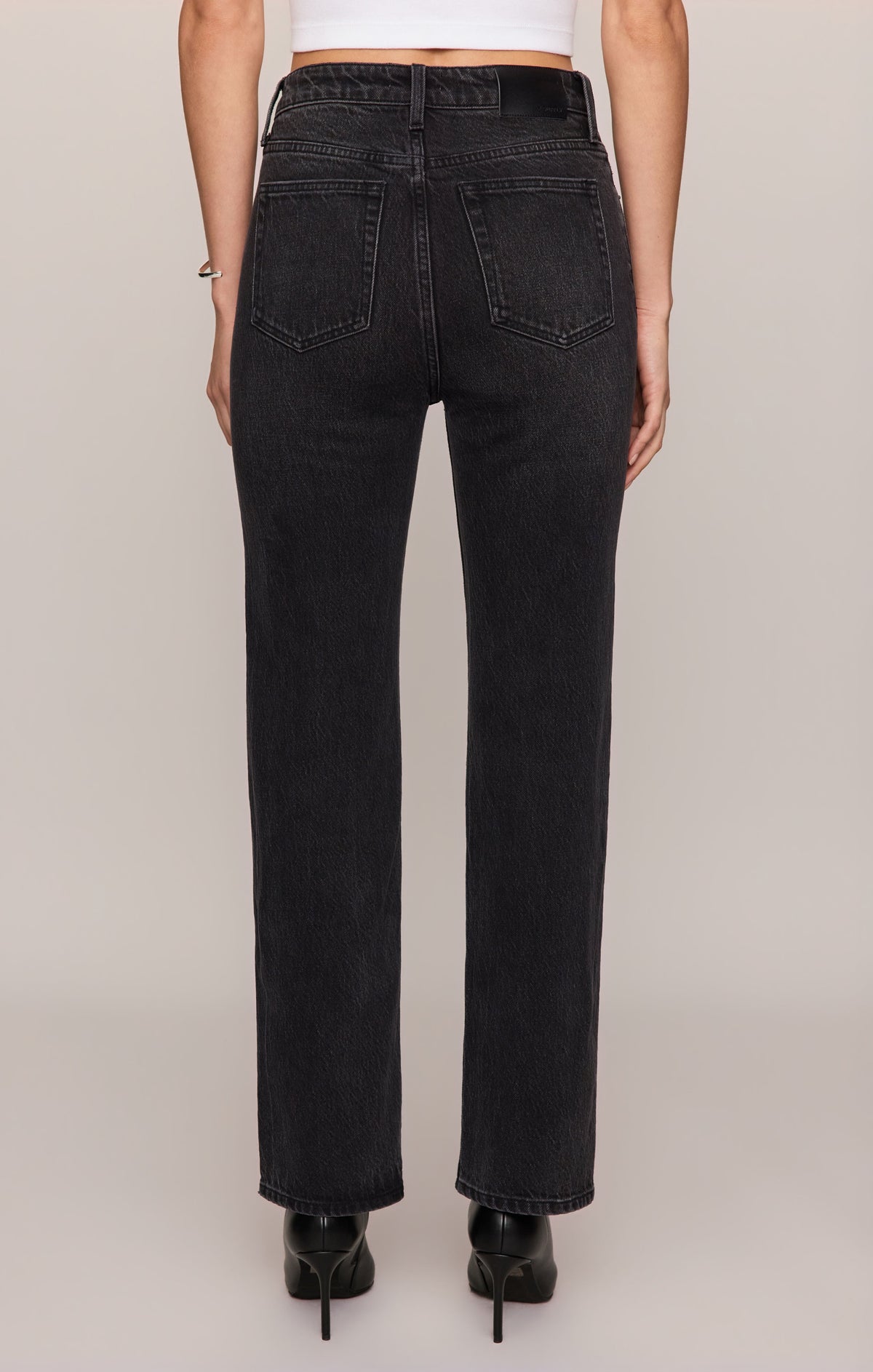 Z SUPPLY The Muse High-Rise Straight Denim - Nocturne