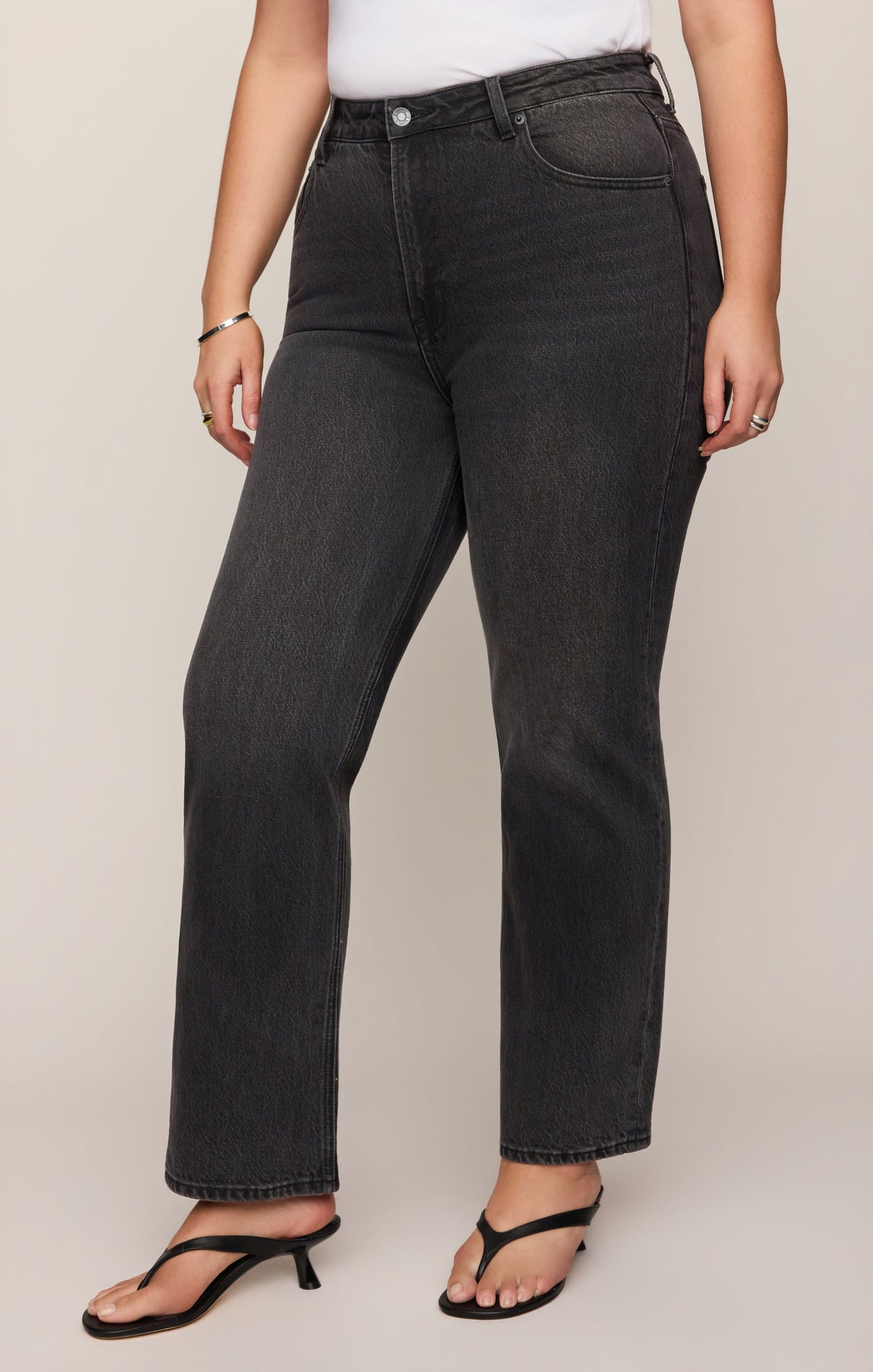 Z SUPPLY The Muse High-Rise Straight Denim - Nocturne