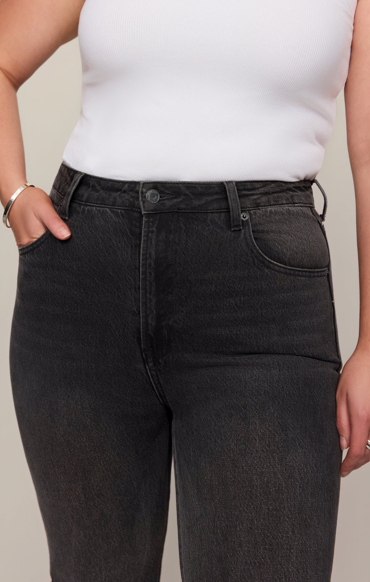 Z SUPPLY The Muse High-Rise Straight Denim - Nocturne
