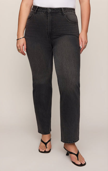 Z SUPPLY The Muse High-Rise Straight Denim - Nocturne