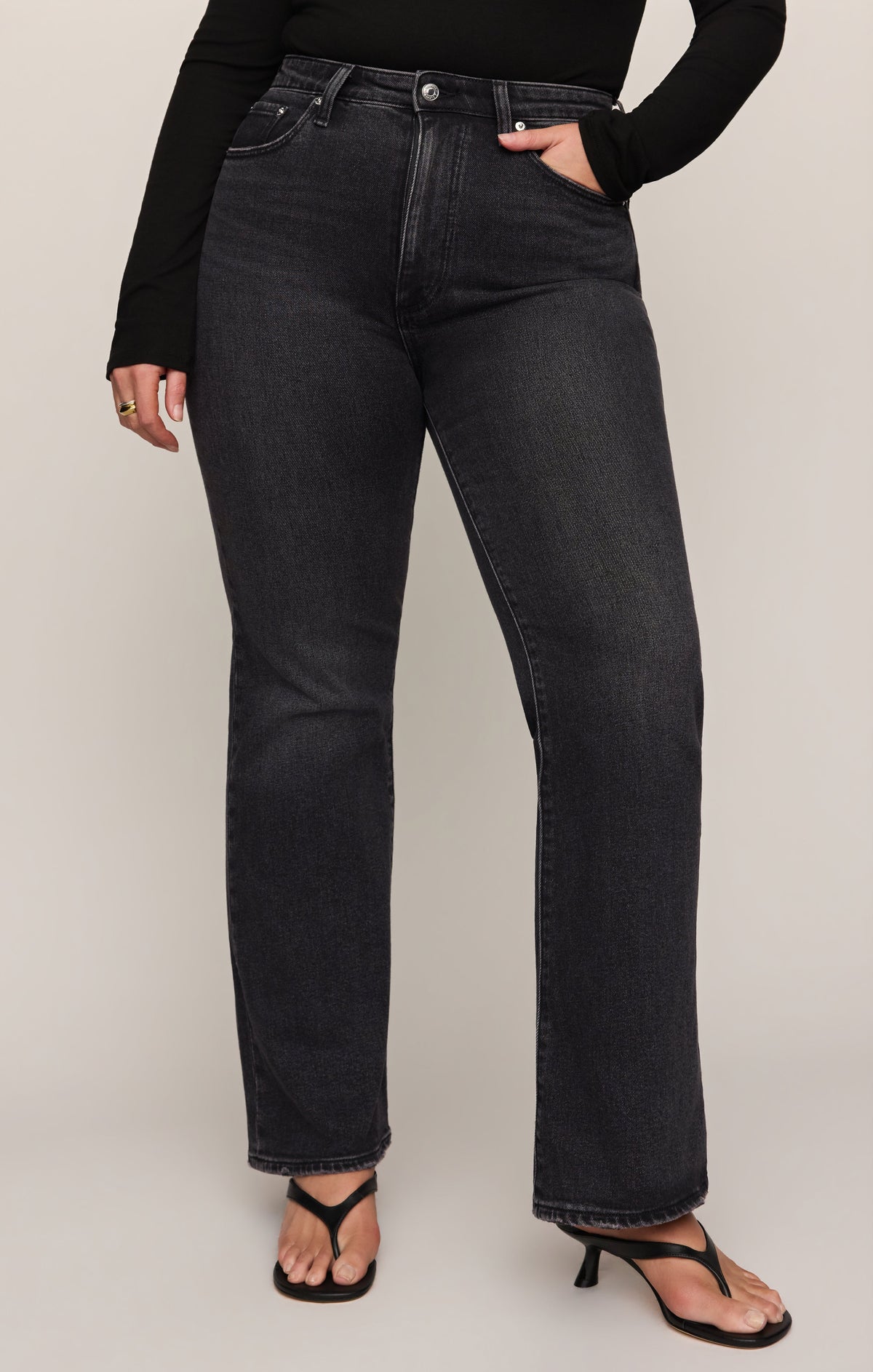 Z SUPPLY The Studio High-Rise Modern Boot Denim - After Dark