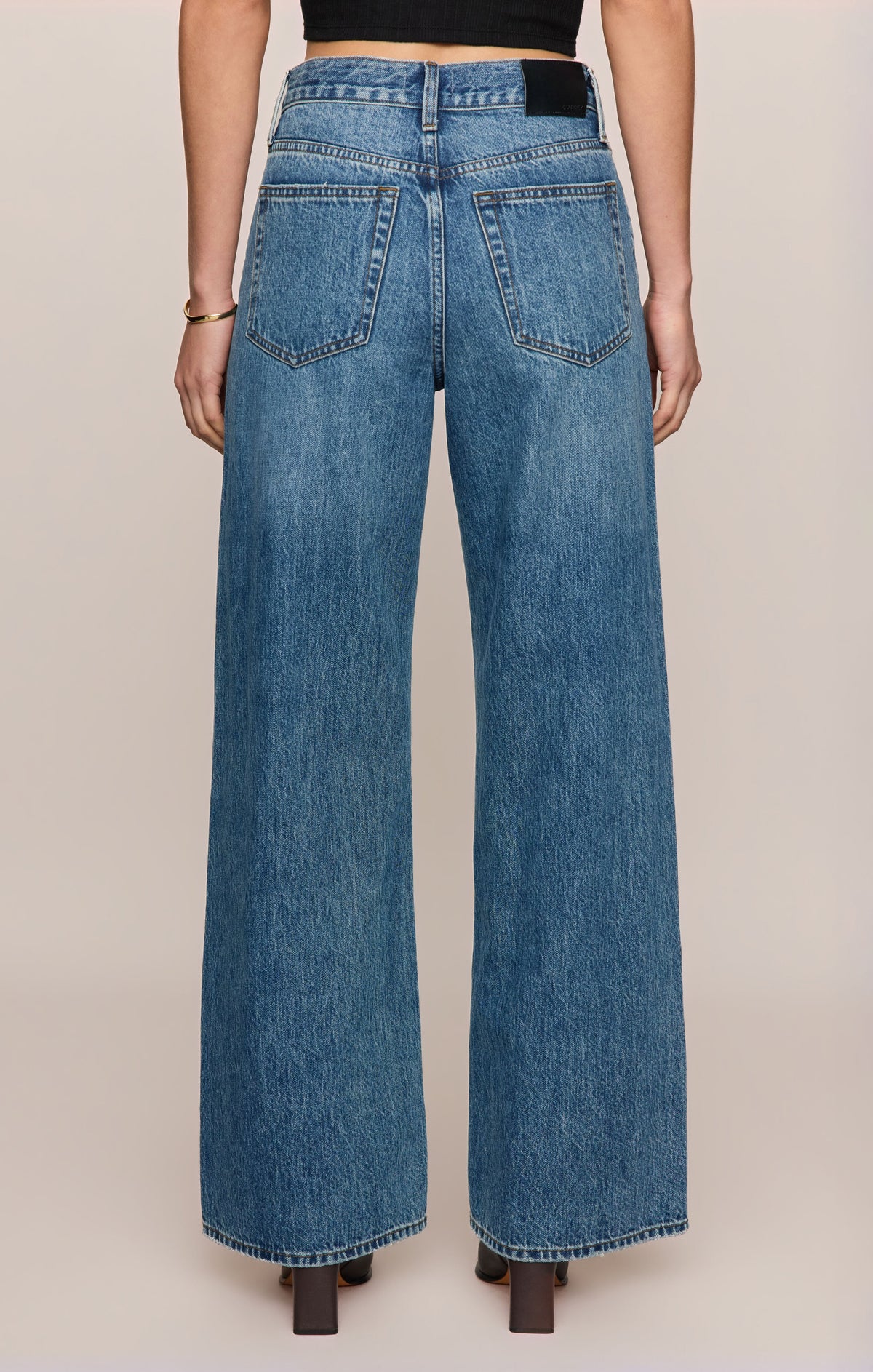 Z SUPPLY The Head Turner High-Rise Wide Denim - Hush
