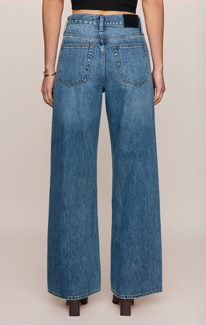 Z SUPPLY The Head Turner High-Rise Wide Denim - Hush