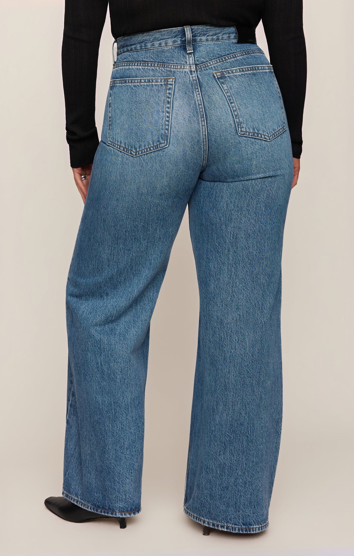 Z SUPPLY The Head Turner High-Rise Wide Denim - Hush