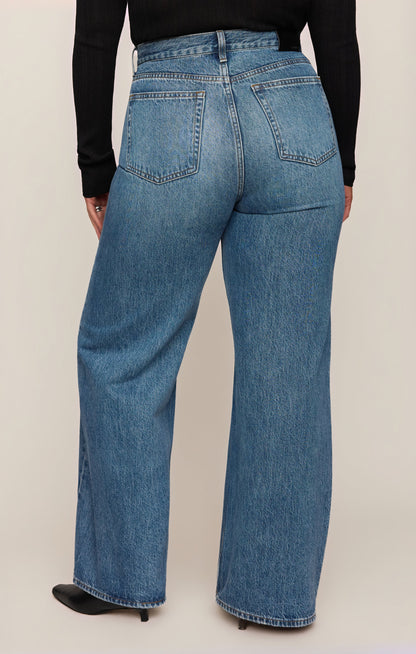 Z SUPPLY The Head Turner High-Rise Wide Denim - Hush