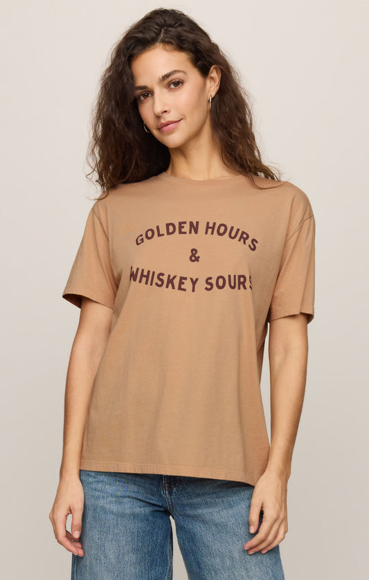 Z SUPPLY Golden Boyfriend Tee - Toast