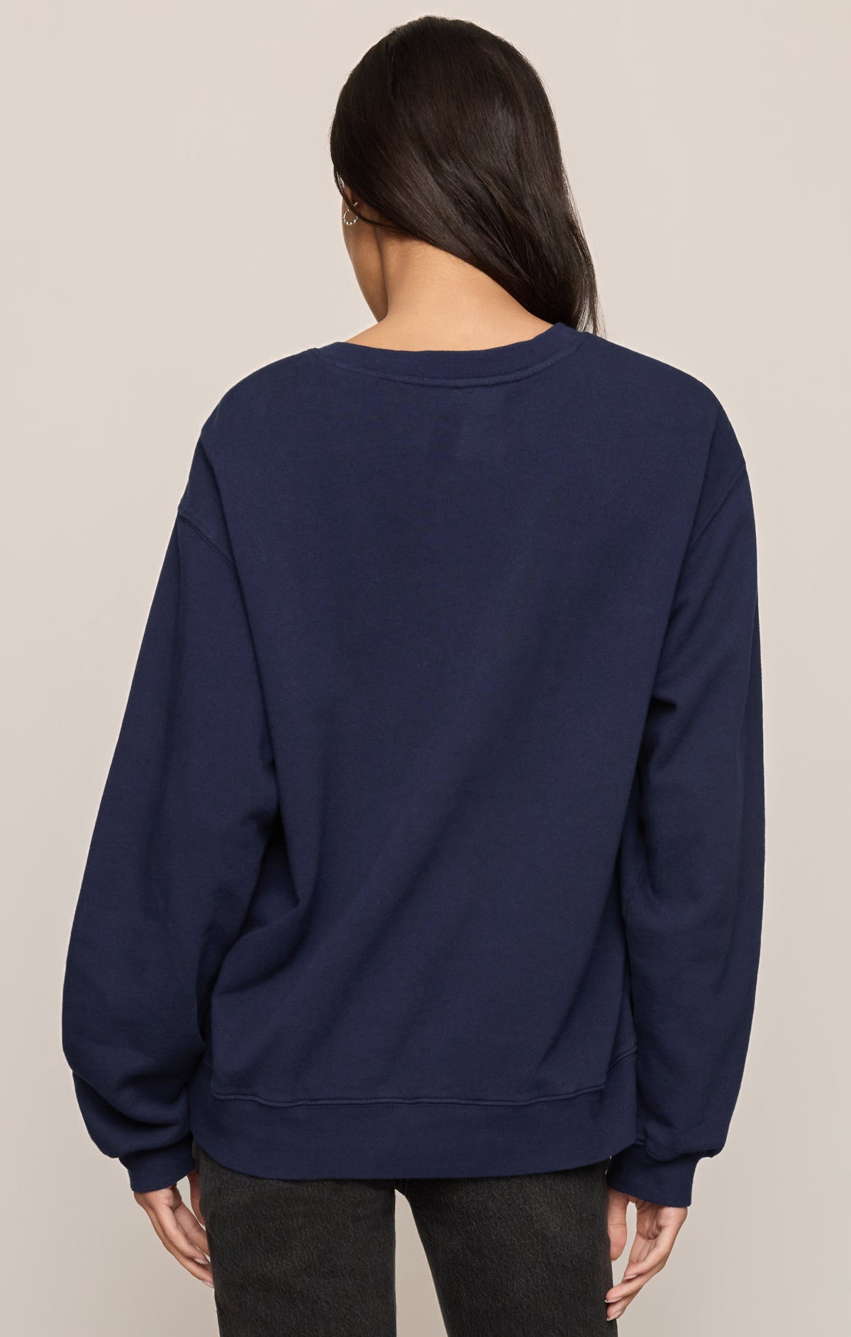 Z SUPPLY Estate Boyfriend Graphic Sweatshirt - Oxford Blue