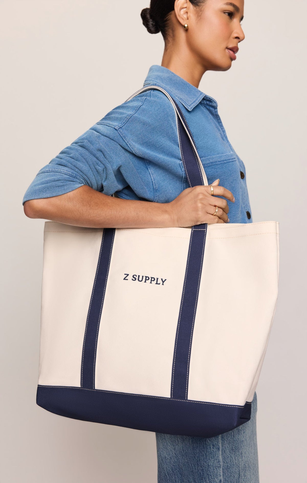 Z SUPPLY My Z SUPPLY Tote - True Navy