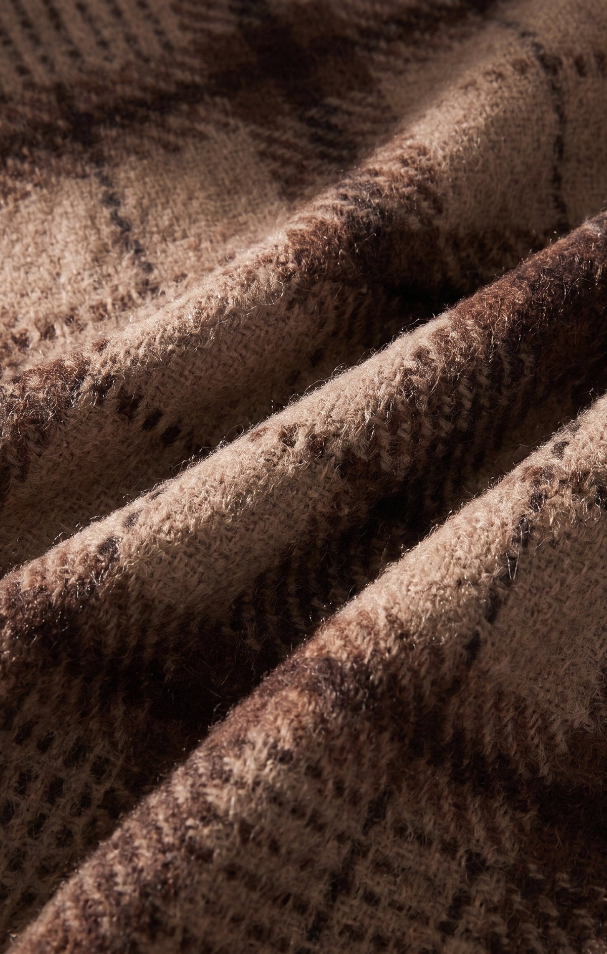 Z SUPPLY Frostline Plaid Scarf - Toasted Almond