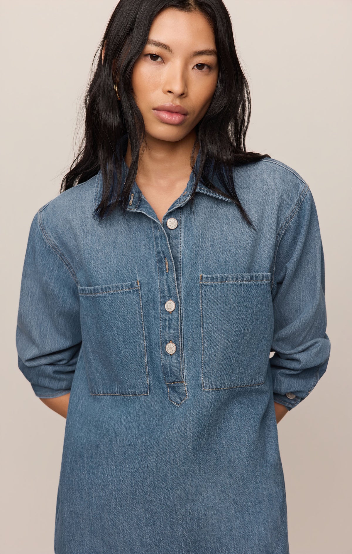Z SUPPLY Lucie Denim Shirt Dress - Dreamstate