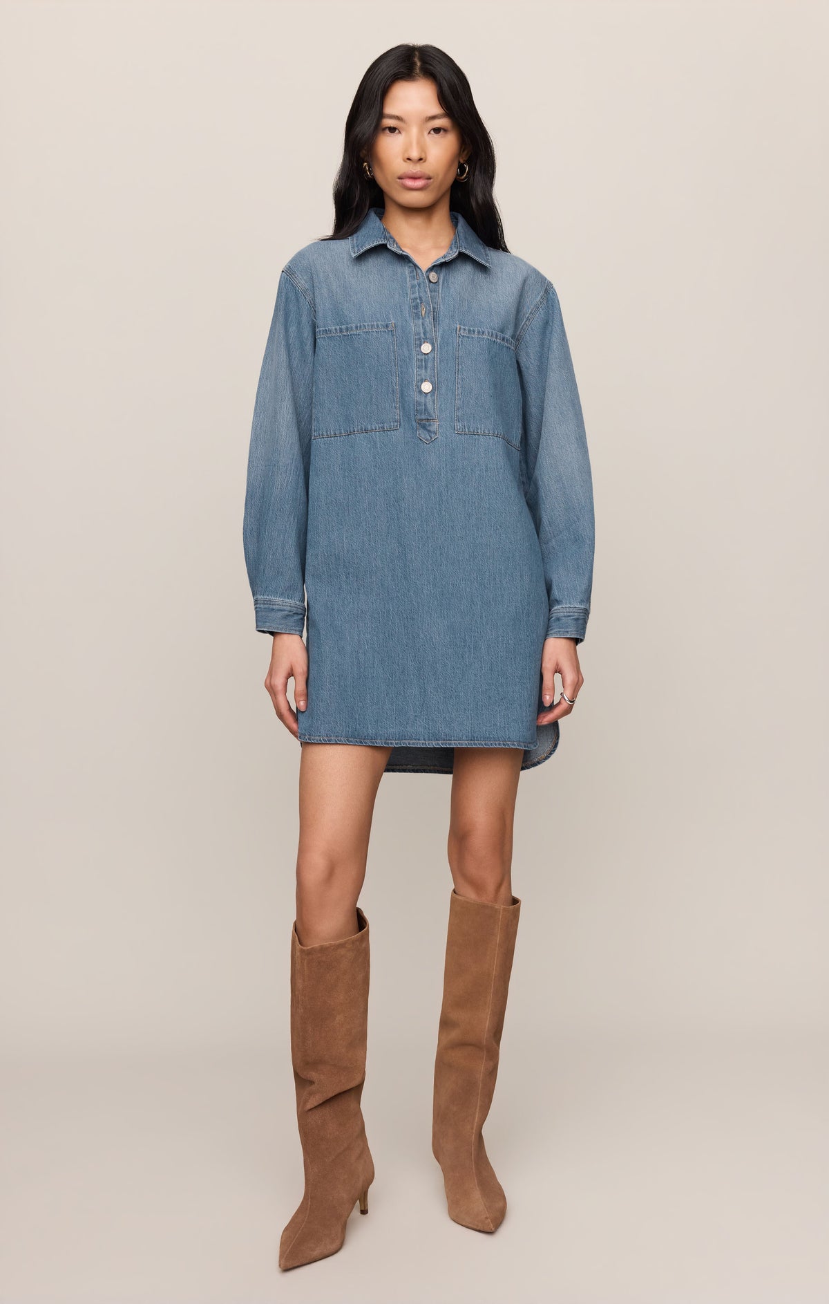 Z SUPPLY Lucie Denim Shirt Dress - Dreamstate