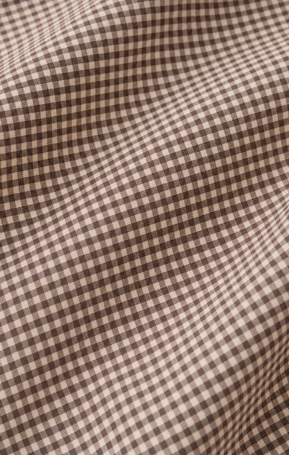 Z SUPPLY Sanna Gingham Maxi Dress - Dark Chocolate