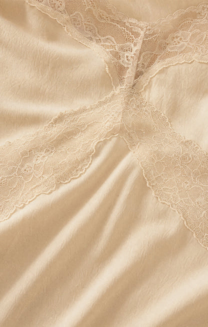 Z SUPPLY Bruna Lace Inset Midi Dress