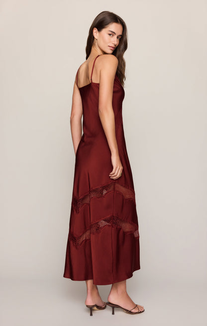 Z SUPPLY Bruna Lace Inset Midi Dress