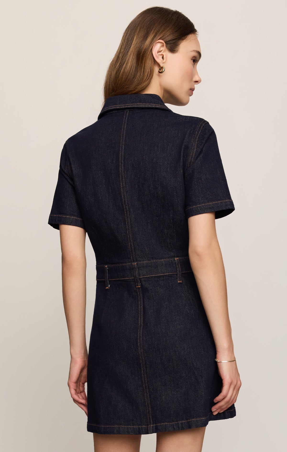 Z SUPPLY Crush Denim Mini Dress - Midnight Air