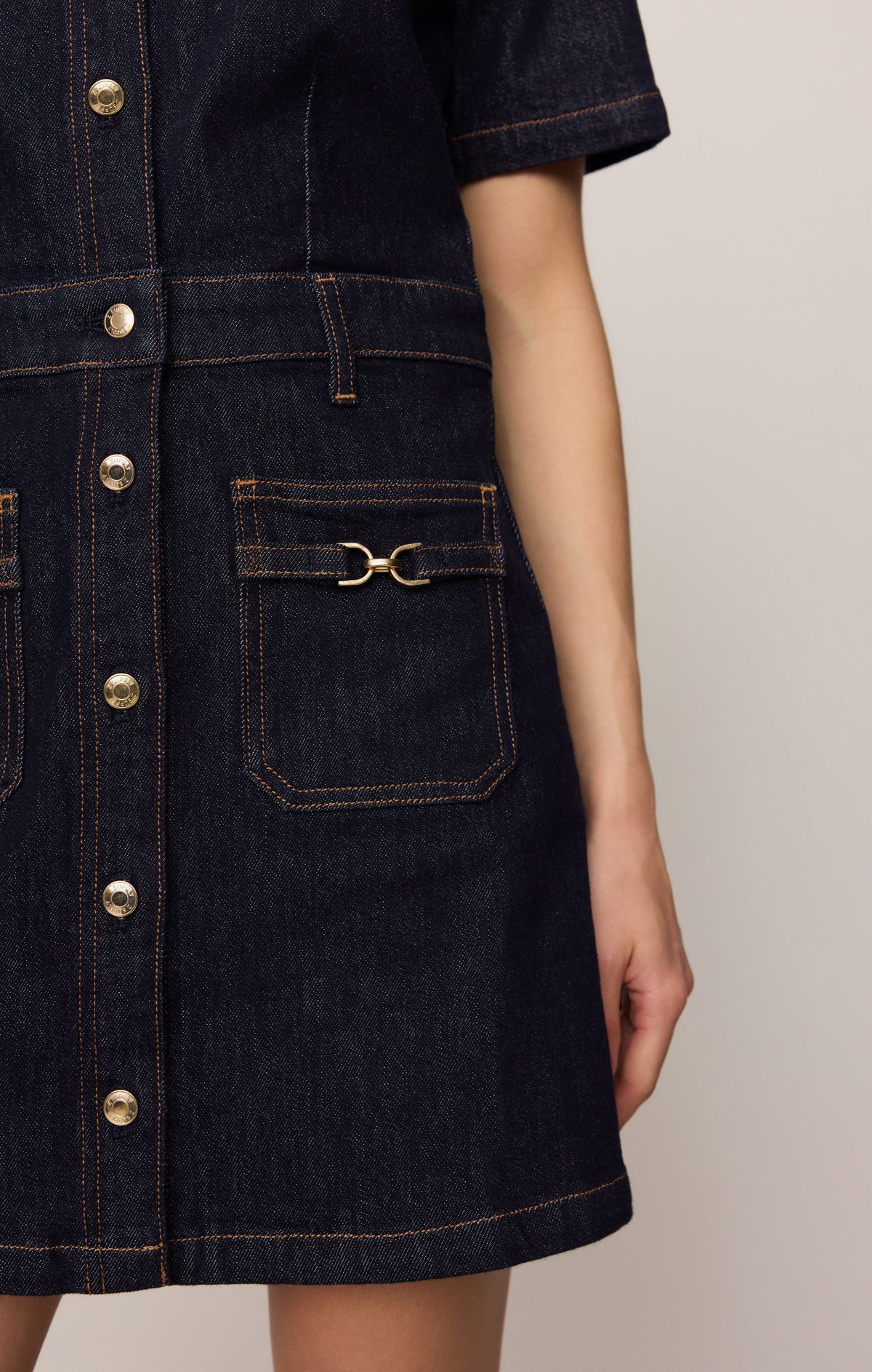 Z SUPPLY Crush Denim Mini Dress - Midnight Air