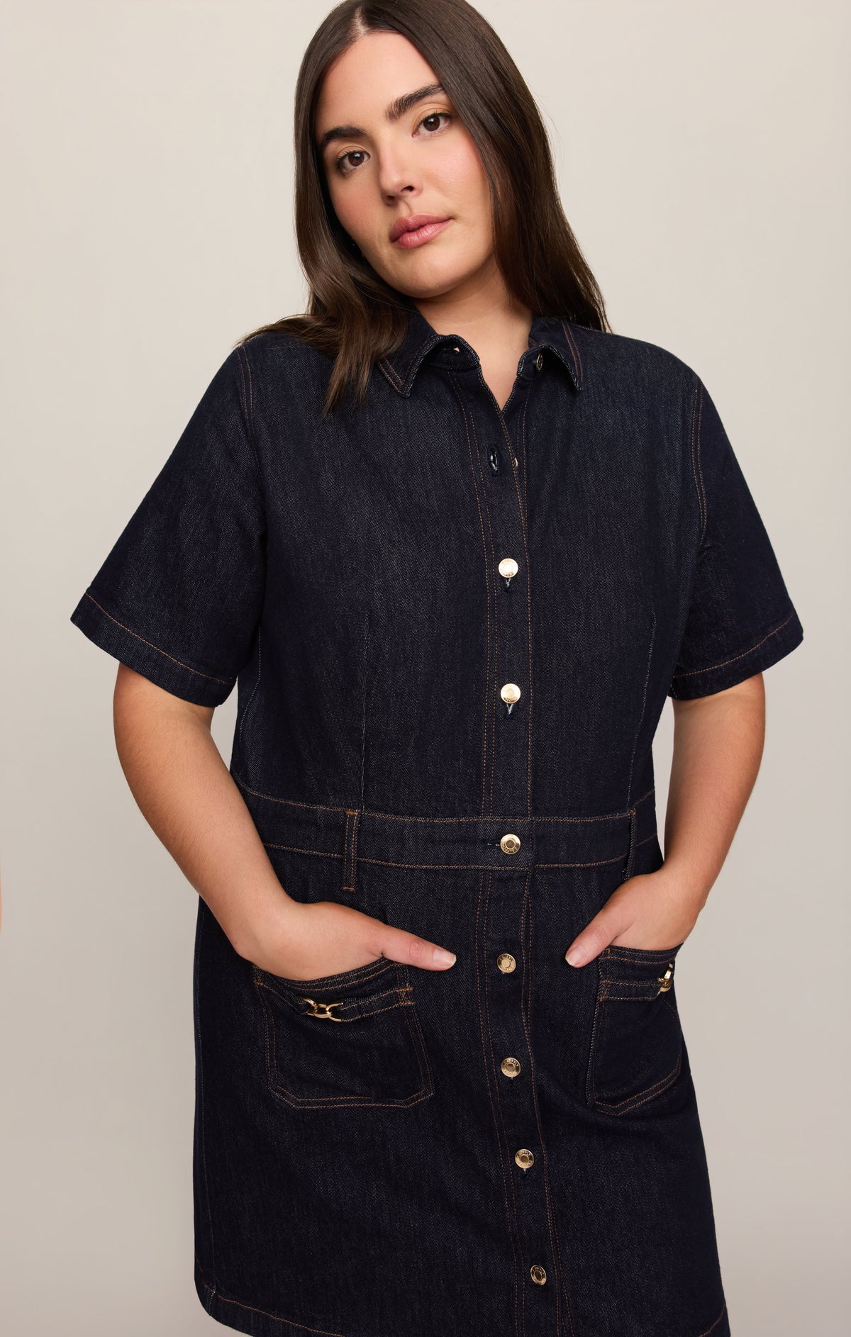 Z SUPPLY Crush Denim Mini Dress - Midnight Air