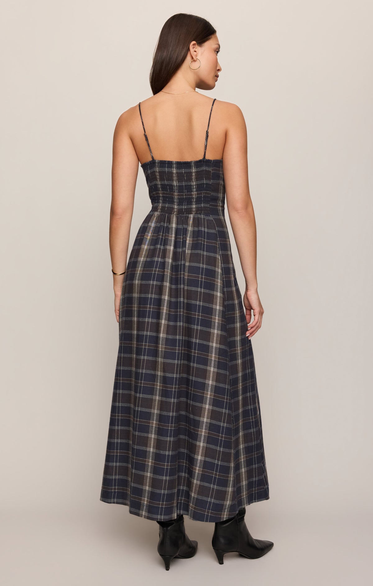 Z SUPPLY Evermore Plaid Flannel Midi Dress