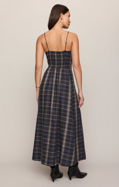 Z SUPPLY Evermore Plaid Flannel Midi Dress