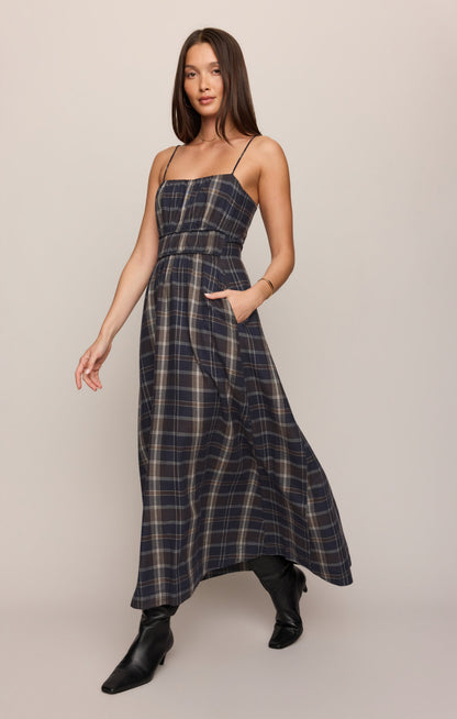 Z SUPPLY Evermore Plaid Flannel Midi Dress