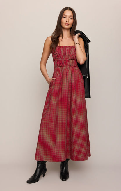 Z SUPPLY Evermore Plaid Flannel Midi Dress