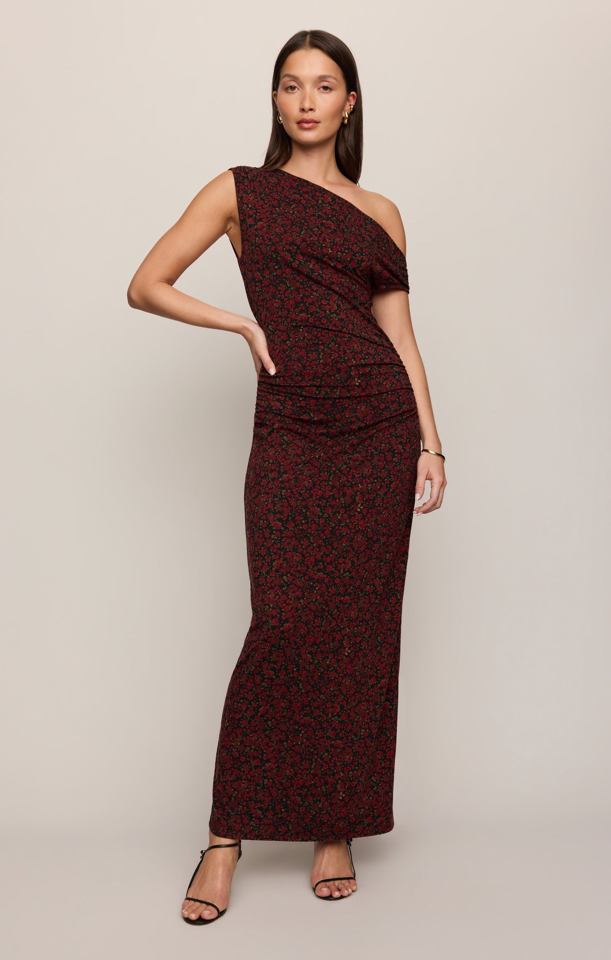 Z SUPPLY Fremont Dani Floral Maxi Dress - Red Dahlia