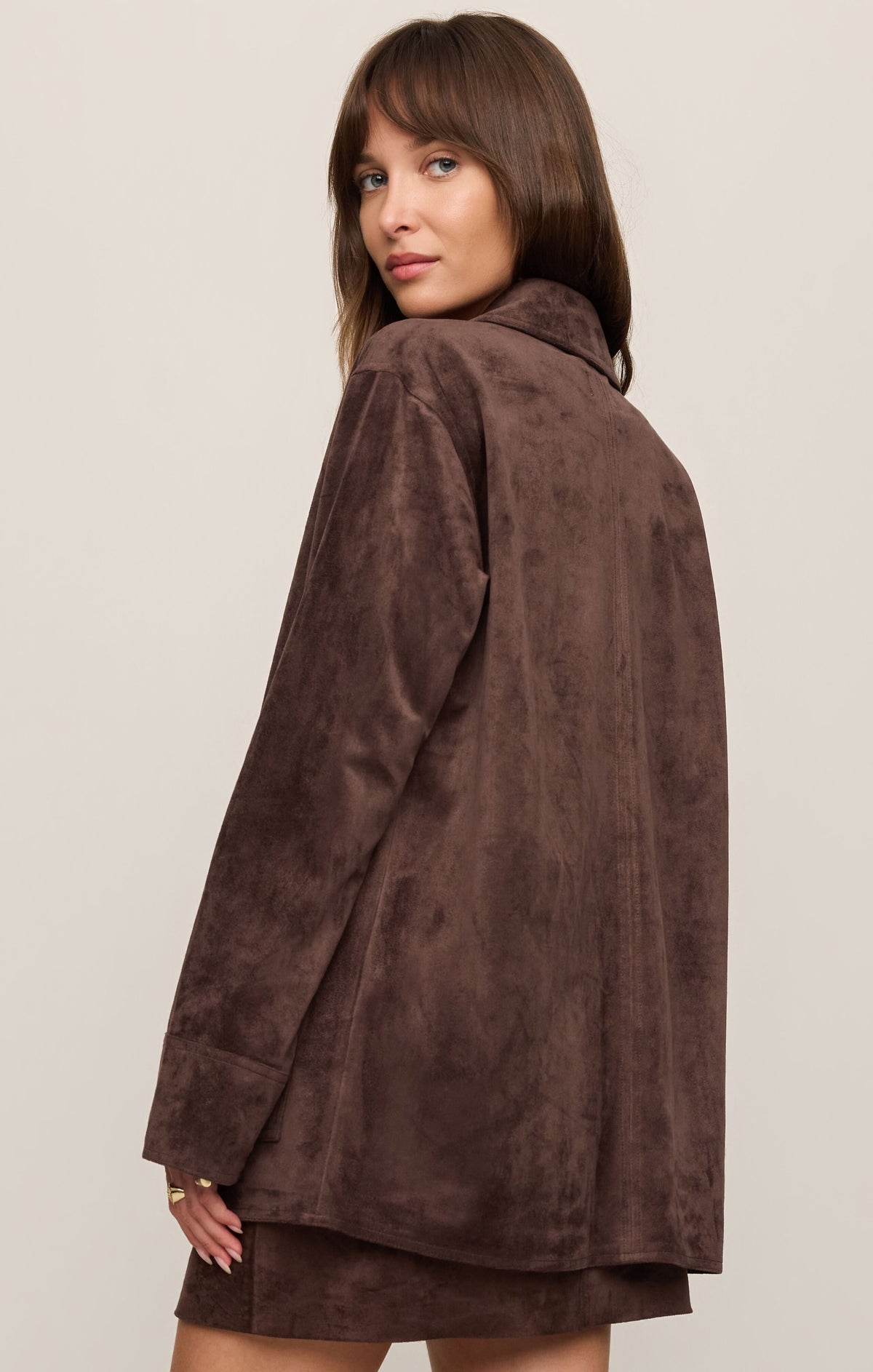 Z SUPPLY Decker Faux Suede Chore Coat