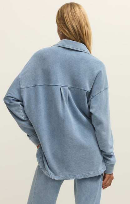 Z SUPPLY All Day Knit Denim Jacket