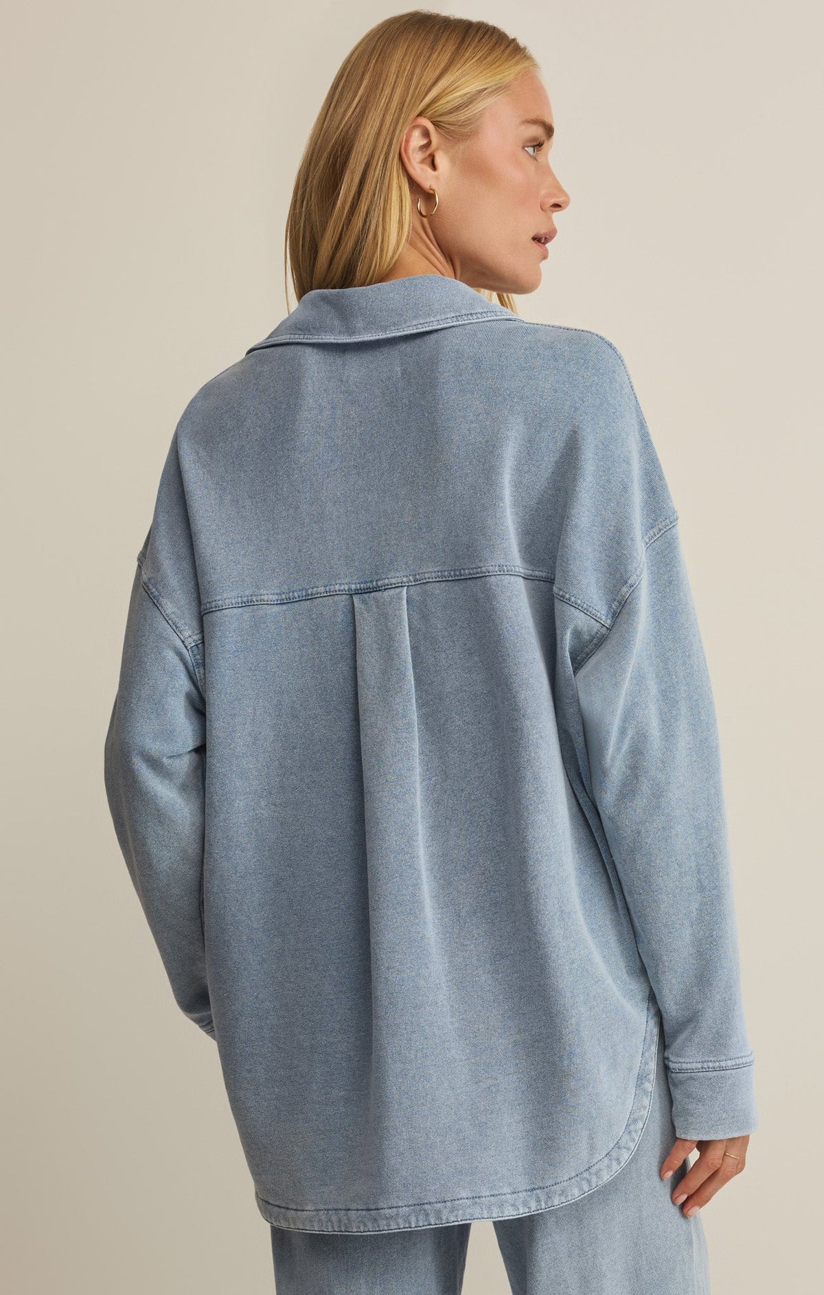 Z SUPPLY All Day Knit Denim Jacket