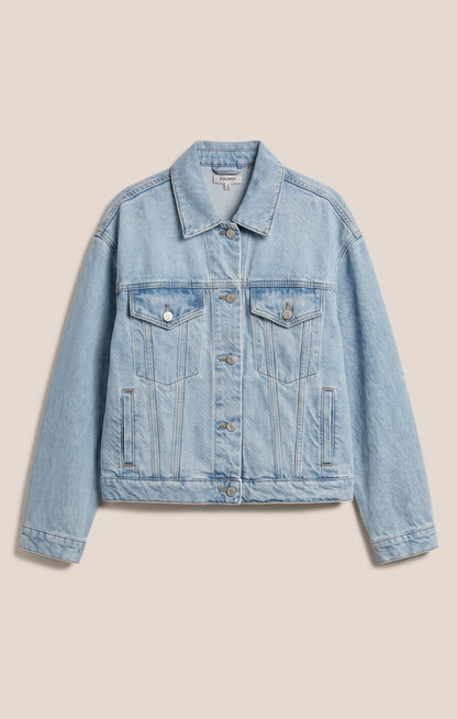 Z SUPPLY Dani Denim Trucker Jacket - Cove