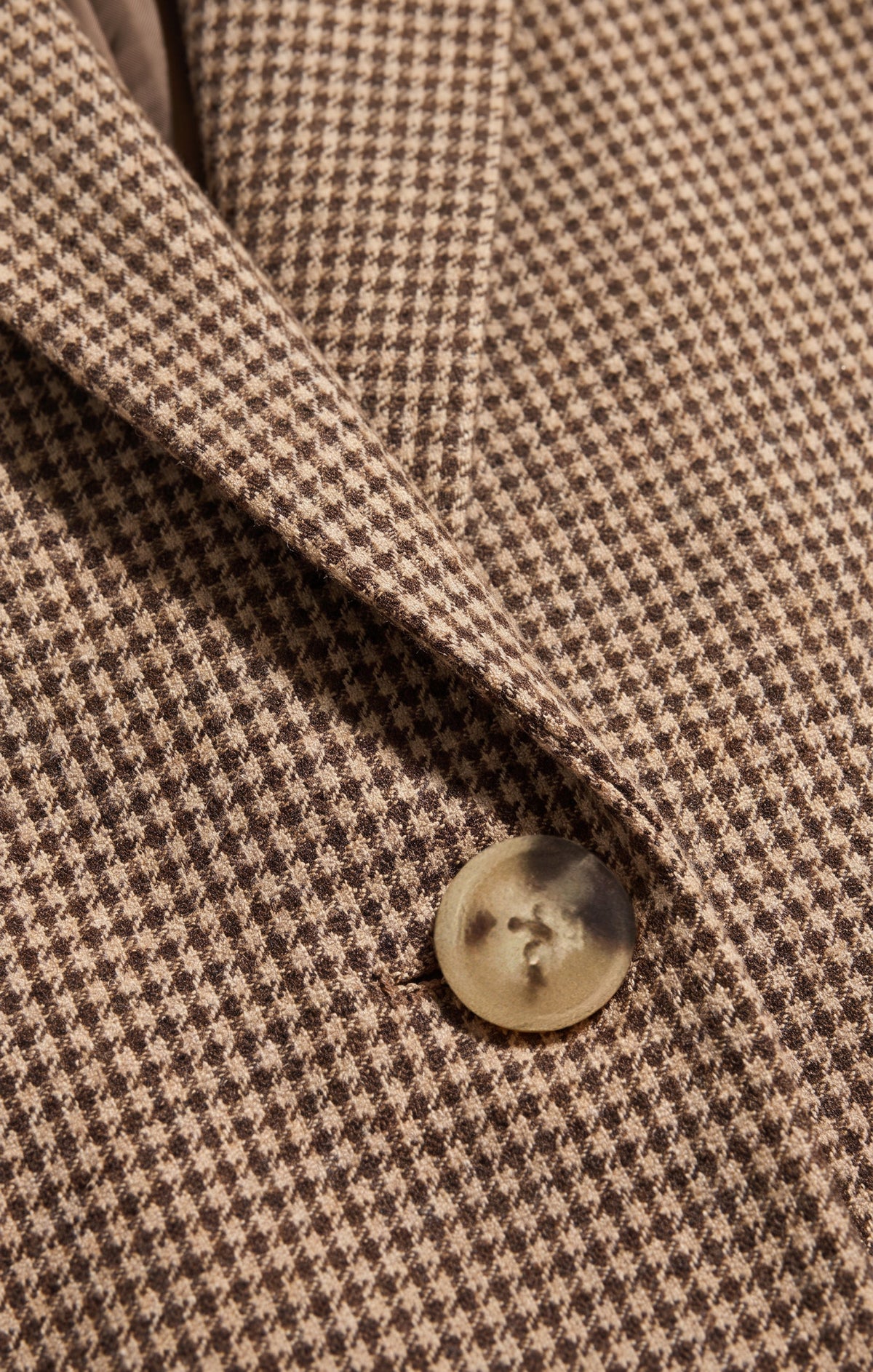 Z SUPPLY Evan Houndstooth Blazer - Dark Chocolate