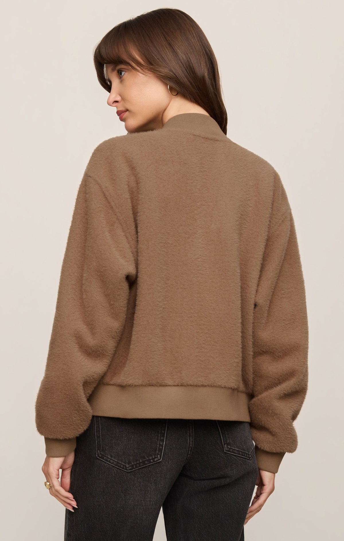 Z SUPPLY Palmer Knit Sweater Jacket - Light Toffee