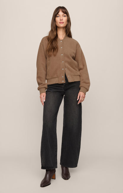 Z SUPPLY Palmer Knit Sweater Jacket - Light Toffee