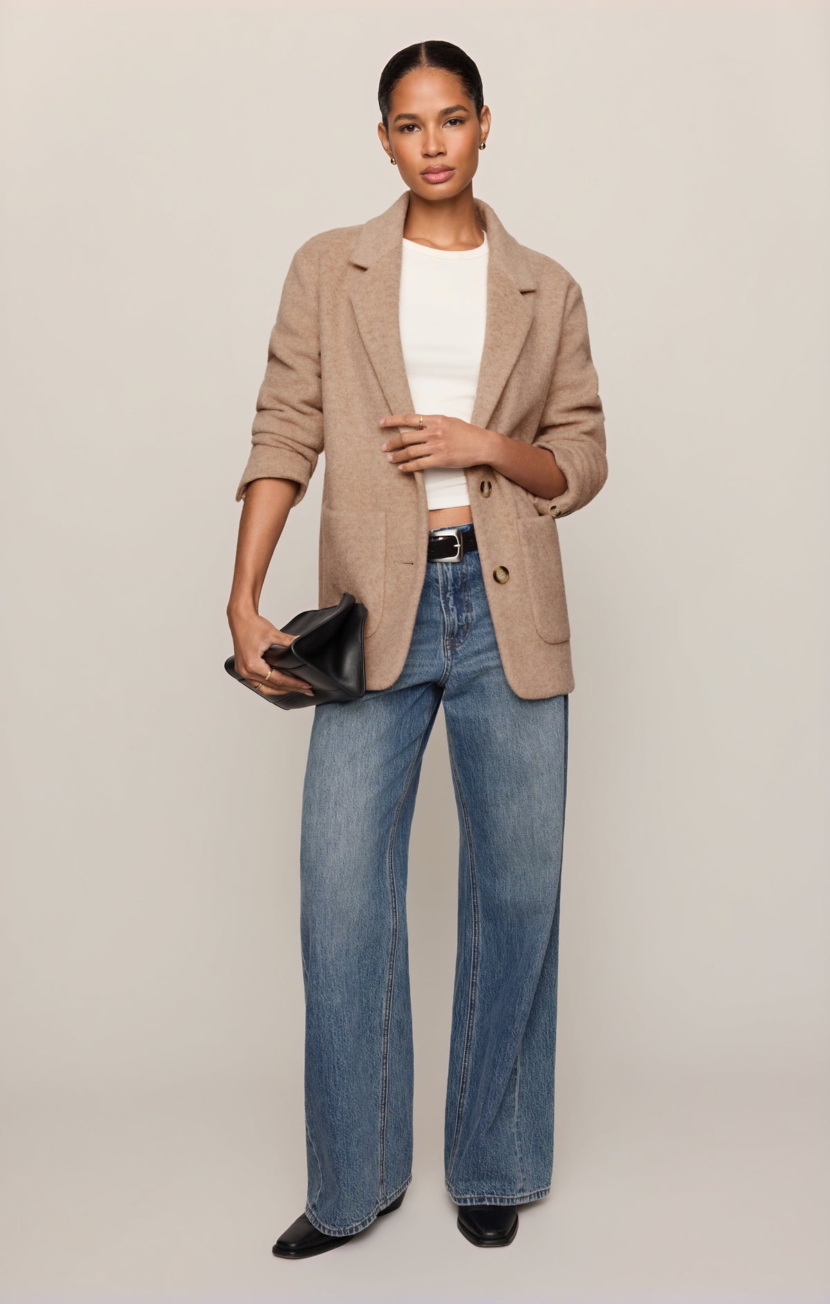 Z SUPPLY Hutton Oversized Blazer - Classic Camel