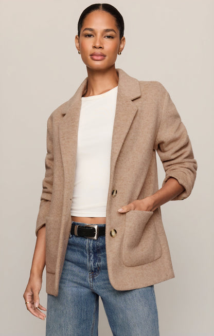 Z SUPPLY Hutton Oversized Blazer - Classic Camel