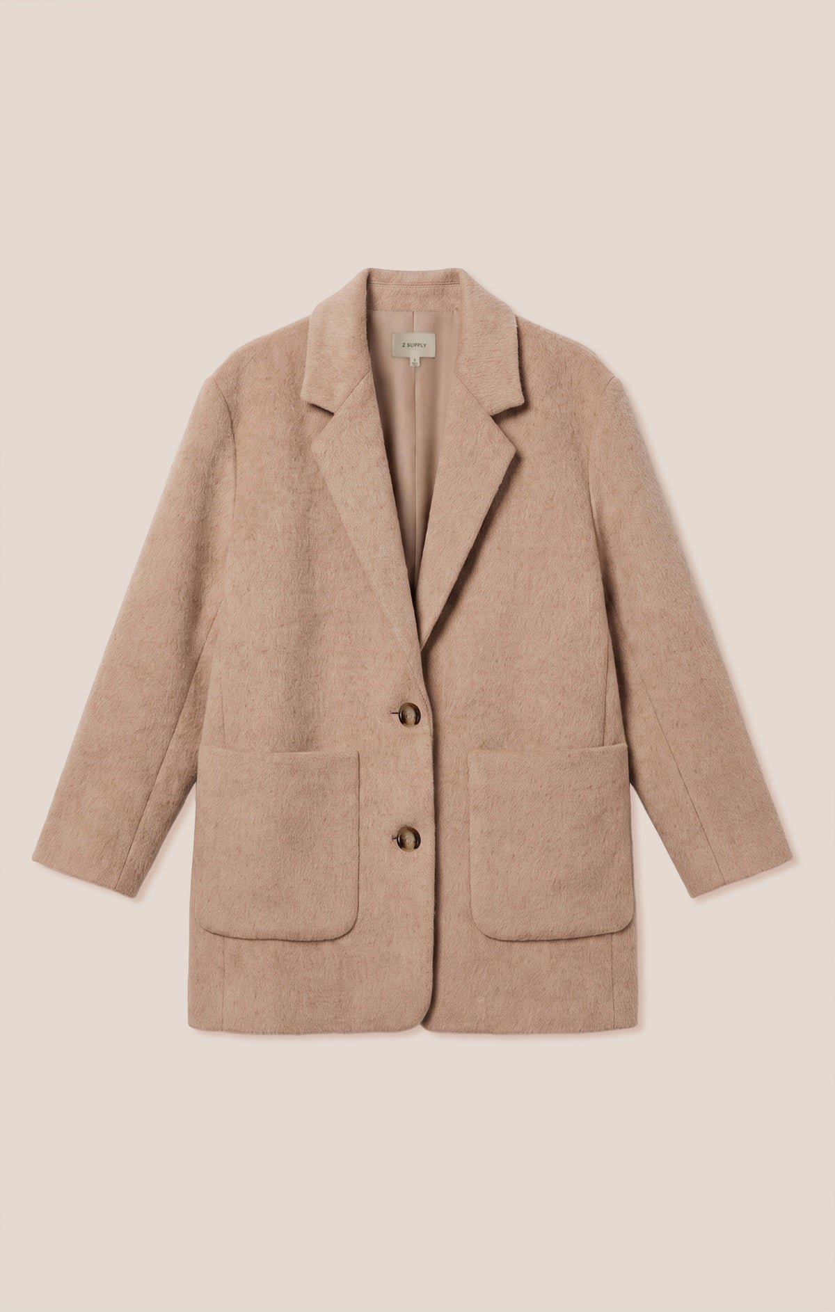 Z SUPPLY Hutton Oversized Blazer - Classic Camel