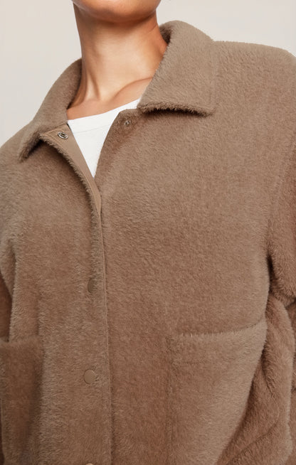 Z SUPPLY Bronx Cropped Jacket - Light Toffee