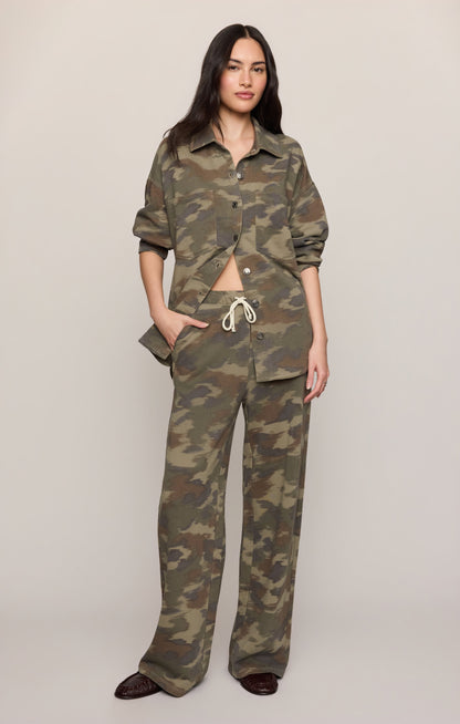 Z SUPPLY All Day Painterly Camo Jacket - Classic Olive