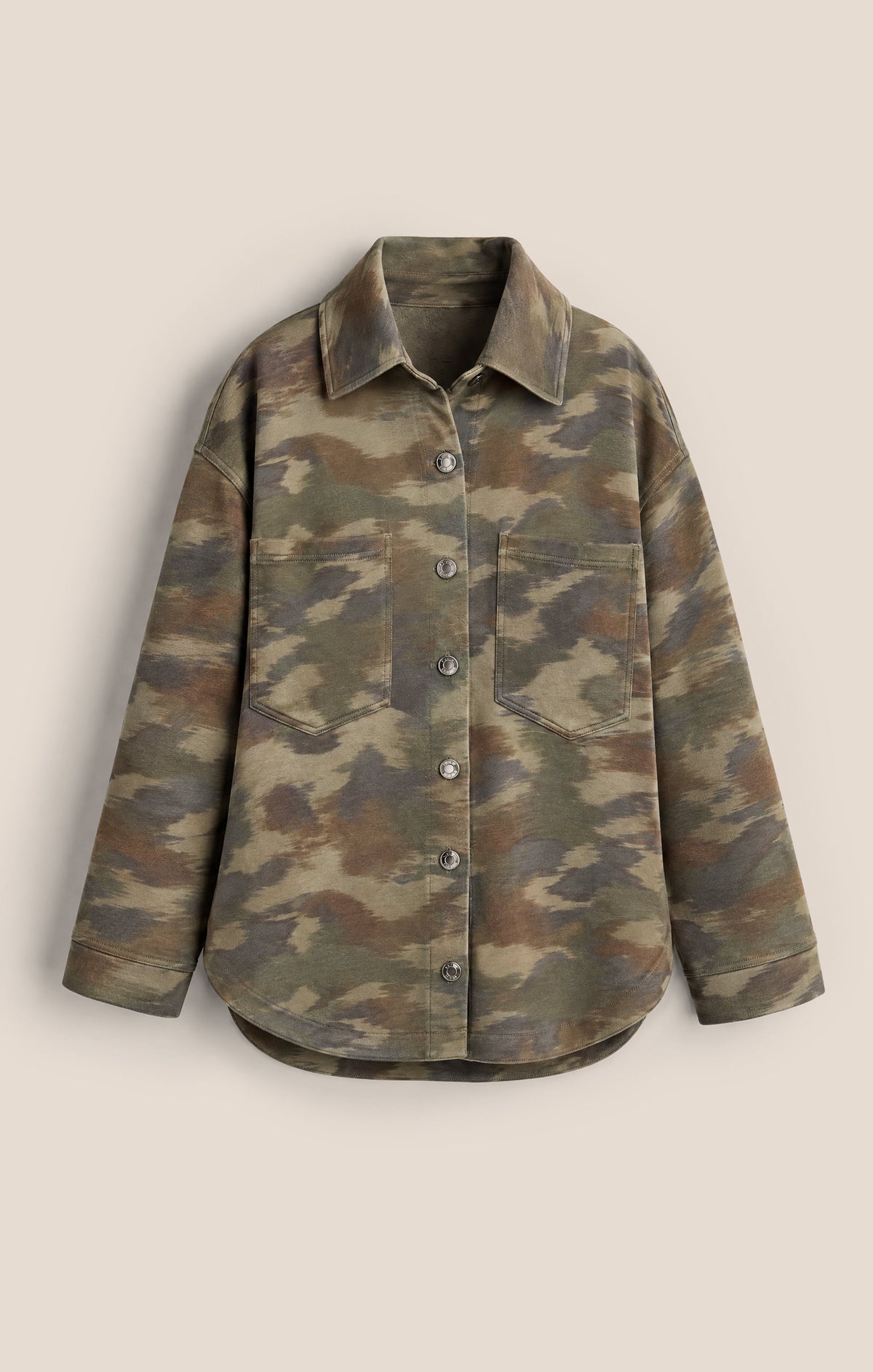 Z SUPPLY All Day Painterly Camo Jacket - Classic Olive