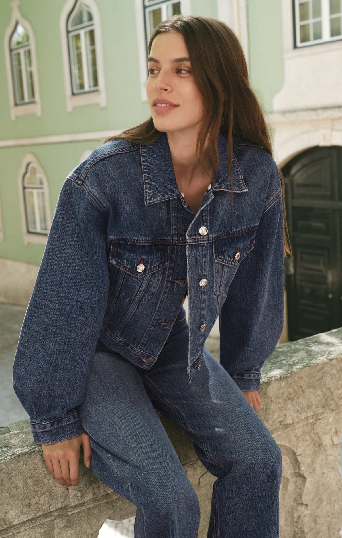 Z SUPPLY Daily Sherpa Denim Jacket - Hush