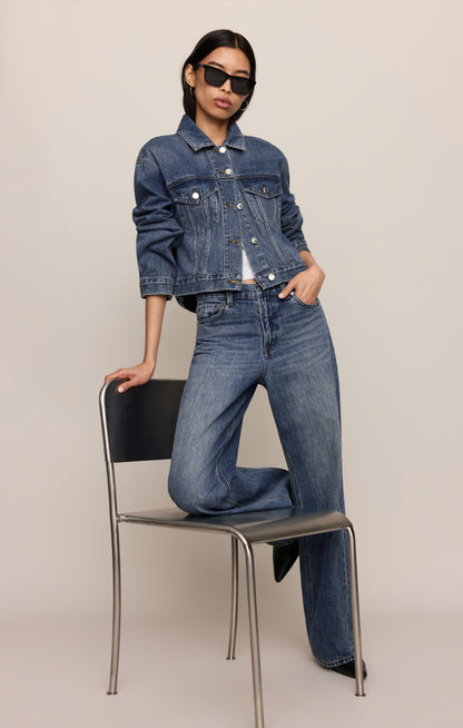 Z SUPPLY Daily Sherpa Denim Jacket - Hush