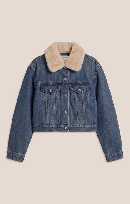 Z SUPPLY Daily Sherpa Denim Jacket - Hush