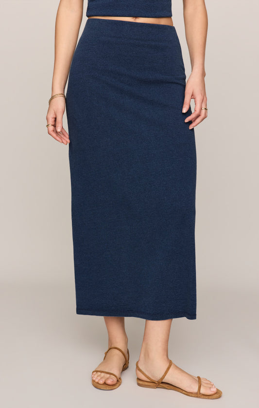 Z SUPPLY Gail Jersey Denim Midi Skirt