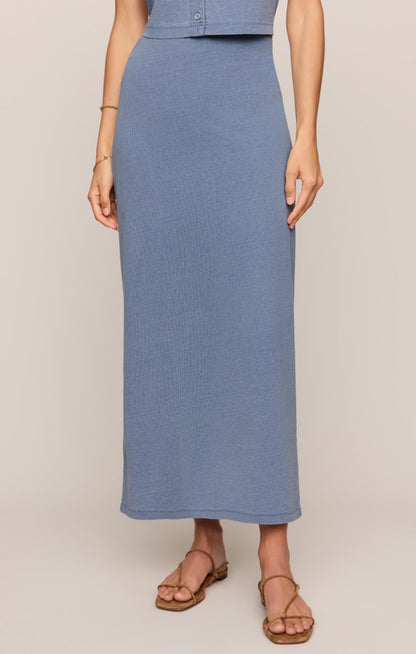 Z SUPPLY Gail Jersey Denim Midi Skirt
