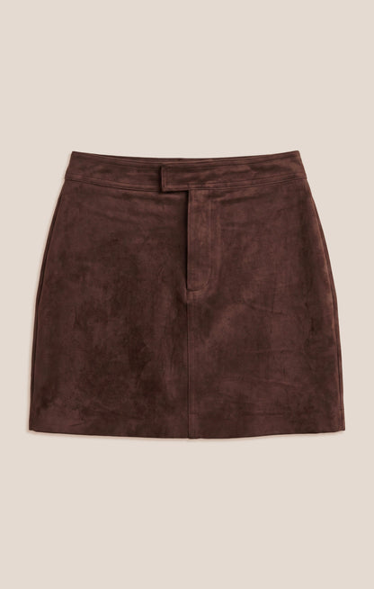 Z SUPPLY Perri Faux Suede Mini Skirt