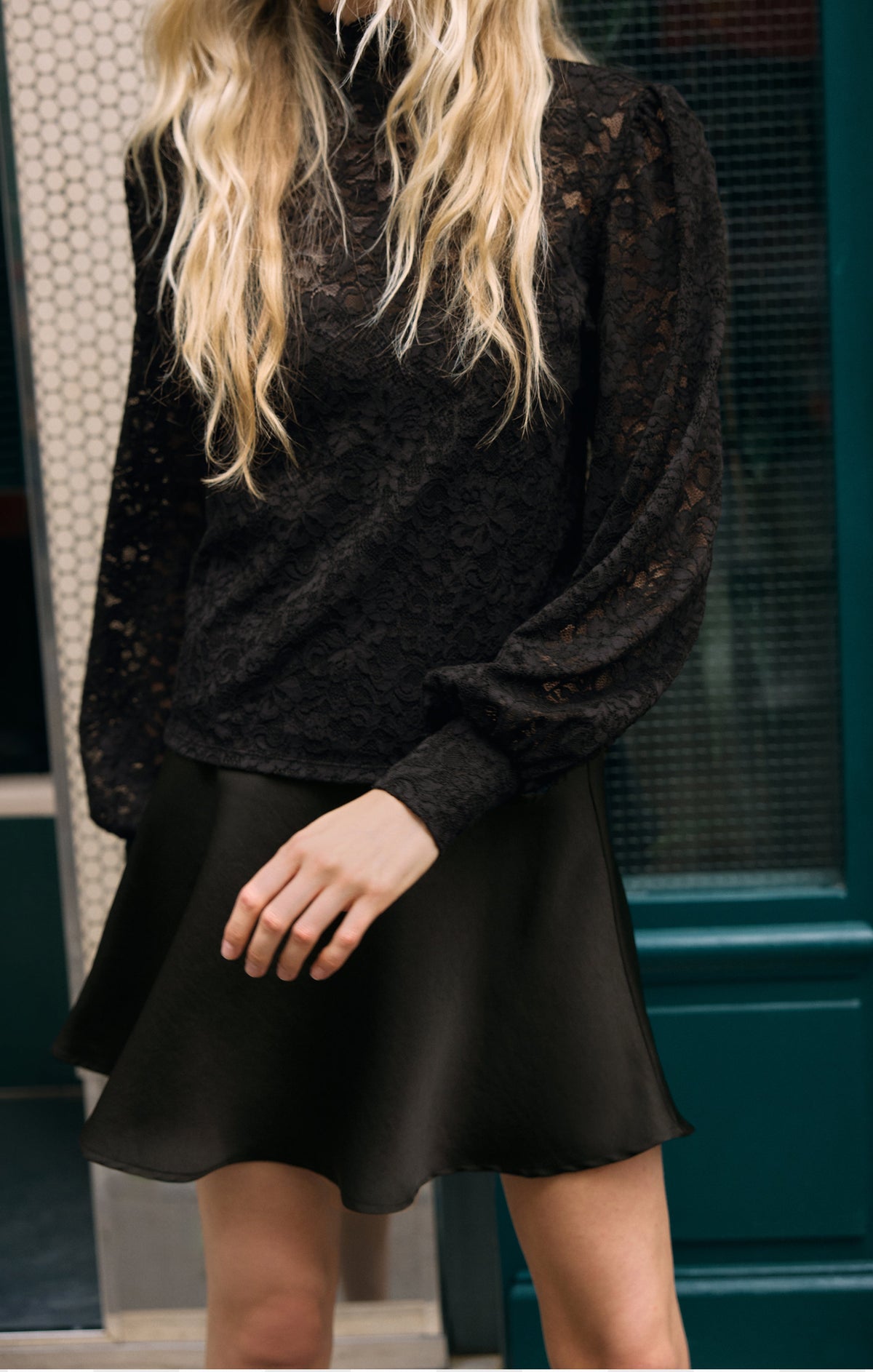 Z SUPPLY Bellissimo Luxe Satin Mini Skirt